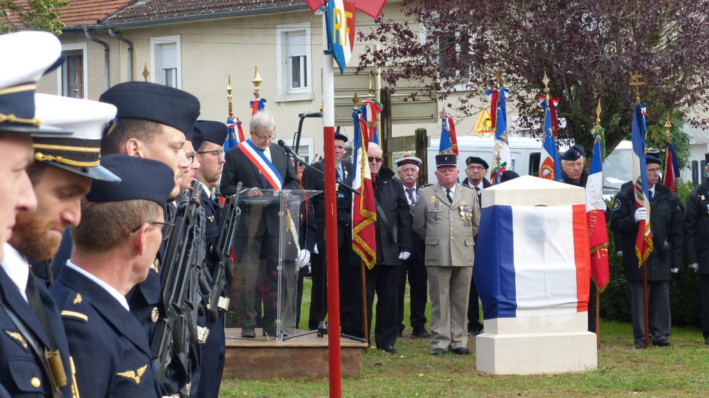 Commémoration Émile Reymond Gérard Larcher 2