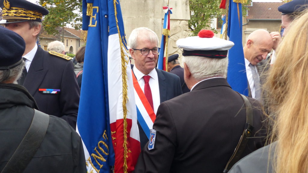 Commémoration Émile Reymond Gérard Larcher.