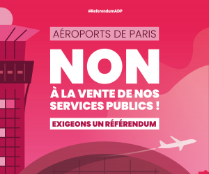 flyer referendum non privatisation des Aéroport de ParisAéroport de Paris