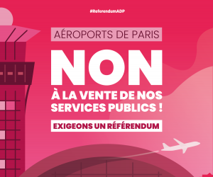 flyer referendum non privatisation des Aéroport de ParisAéroport de Paris