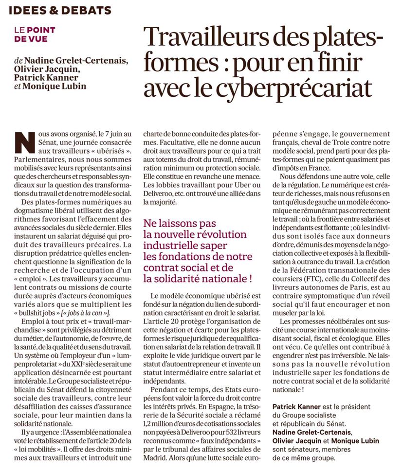 olivier-jacquin- Tribune publique