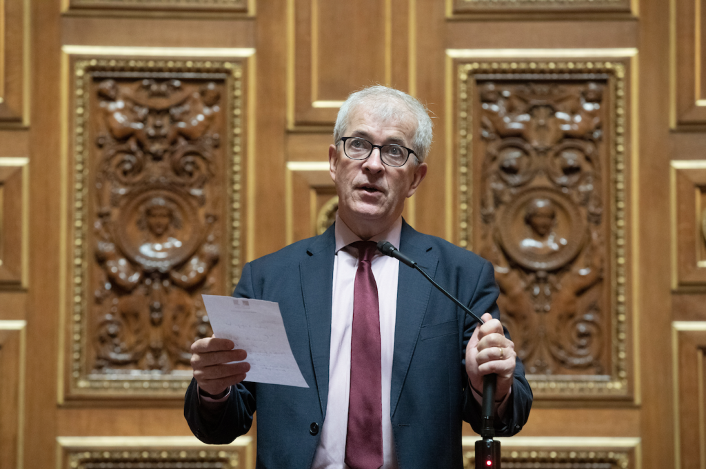 photo olivier jacquin au senat intervention