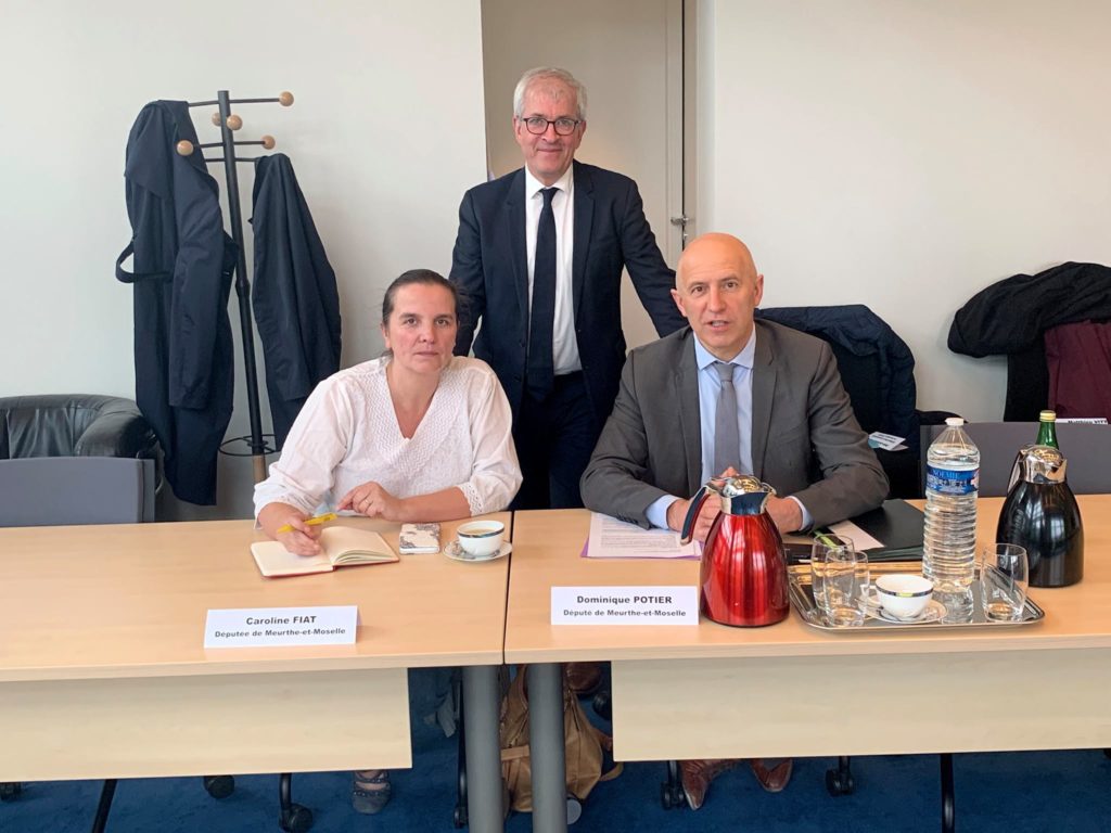 reunion a saint gobain dominique potier caroline fiat