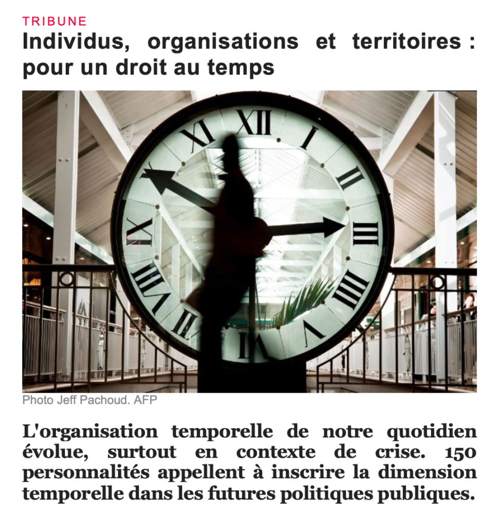 tribune libé bureau des temps