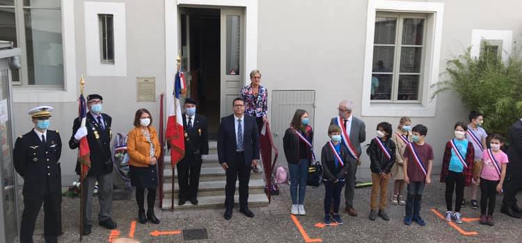 à Malzéville pour les 80 ans de l’Appel du 18 Juin aux côtés de Bertrand Klein